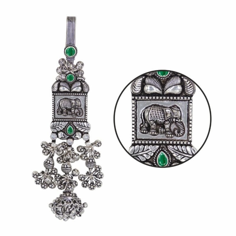 Antique silver elephant design judo